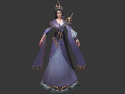刘婉儿3D游戏角色模型