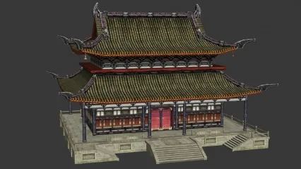 楼阁 建筑 宫殿 3D模型