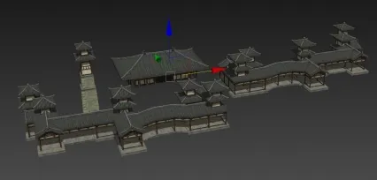 建筑群 宫殿 3D模型