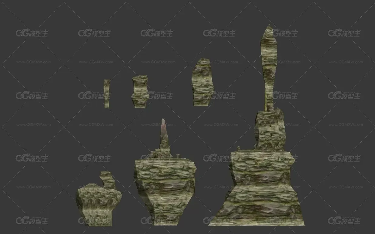 岩石 3D模型-1