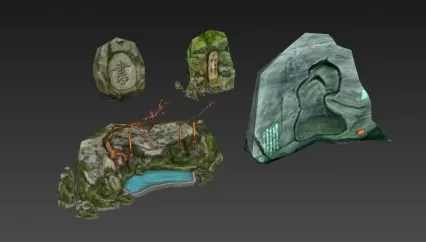 石头 3D模型