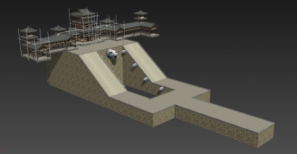 宫殿 大殿 建筑群 3D模型