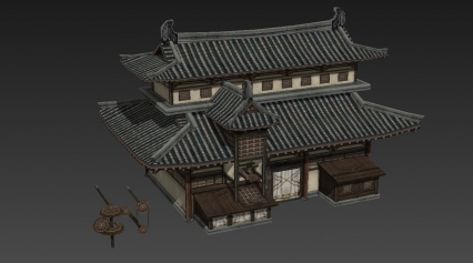 房屋 建筑 3D模型