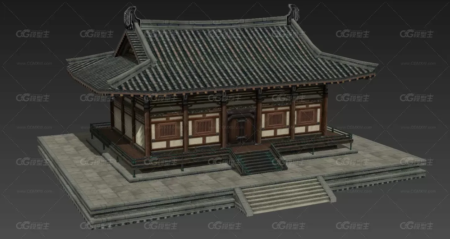 宫殿 建筑 3D模型-1