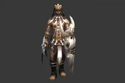 牛盾狂战士 CG模型