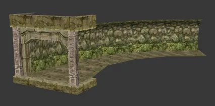 门 入口 通道 3D模型