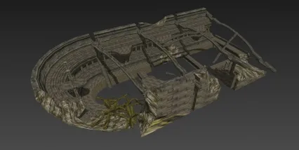 广场 竞技场 3D模型