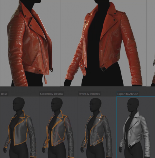 夹克衣服制作MD7教程 Marvelous Designer 7 中英字幕