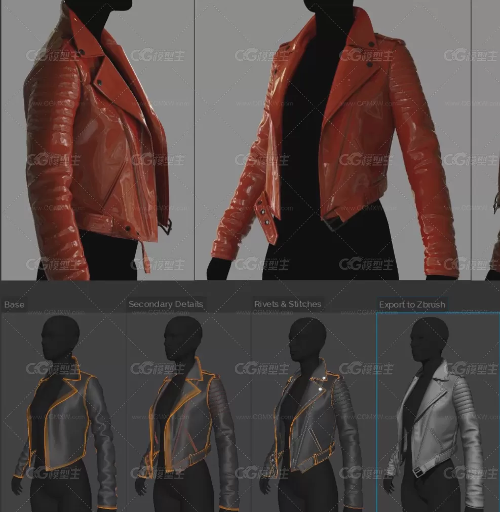 夹克衣服制作MD7教程 Marvelous Designer 7 中英字幕-1