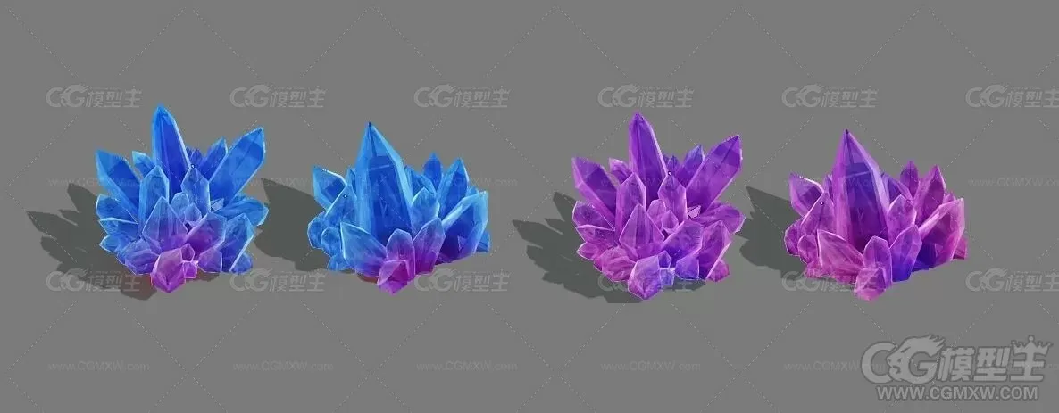 水晶3D模型-2