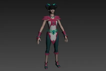翠儿 3D模型