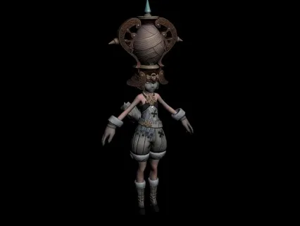 波弗里弗 3d模型