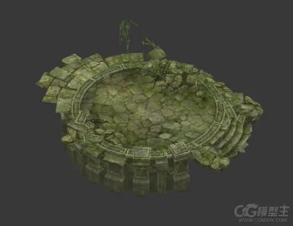 石台3D模型
