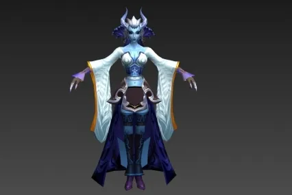 鬼族女巫师 3d模型