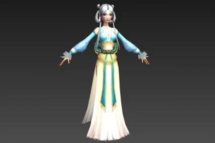 云族少女 3D模型免费下载