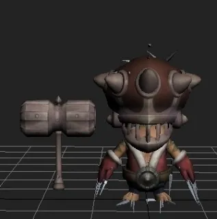 胡克骑兵 3d模型