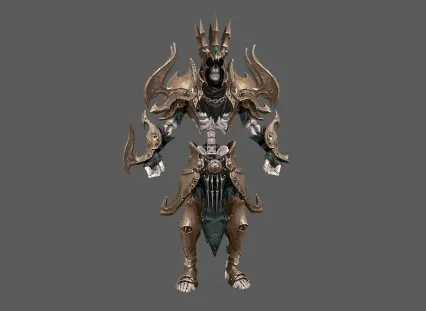 骷髅国王 3d模型