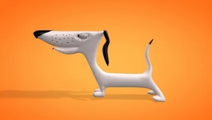 卡通小狗 C4D动物模型