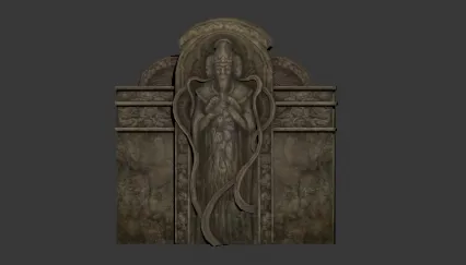 PBR流程 次时代 墙 3D模型