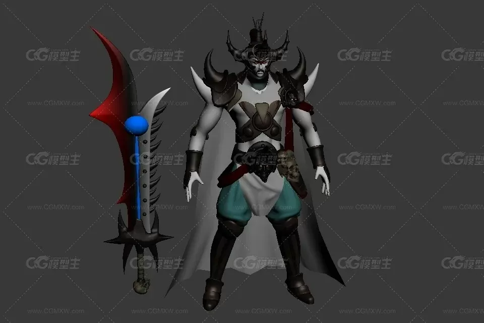 魔军长 CG模型免费下载-1