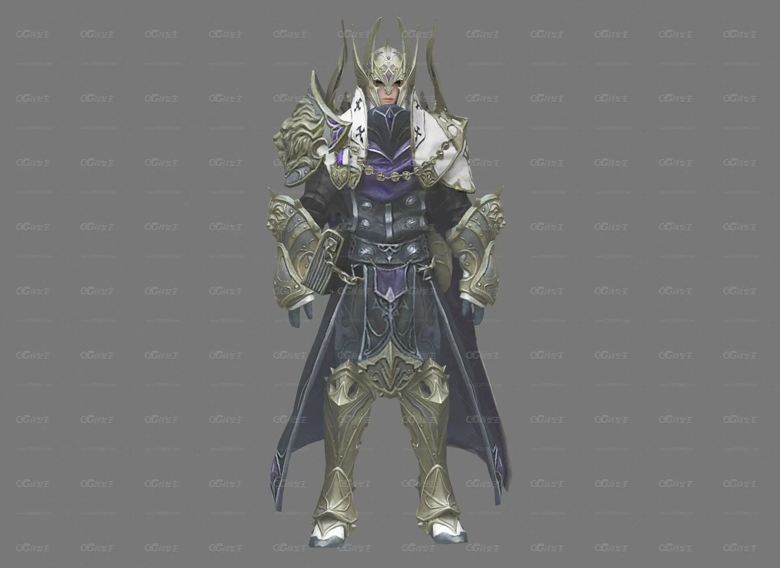 武将 3d模型-1