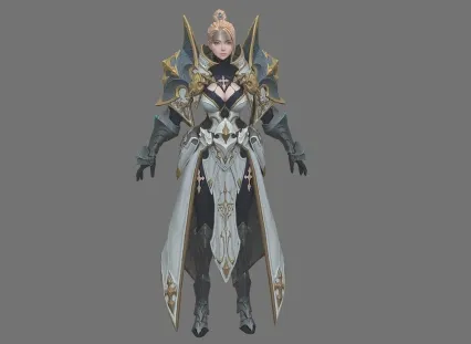 女将军 3d模型