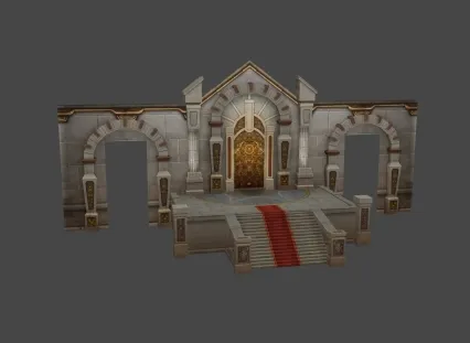 欧美 室内 内景 建筑 部件 3D模型