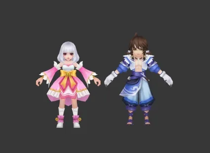 蛮族礼服 3d模型