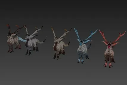 座骑 cg模型