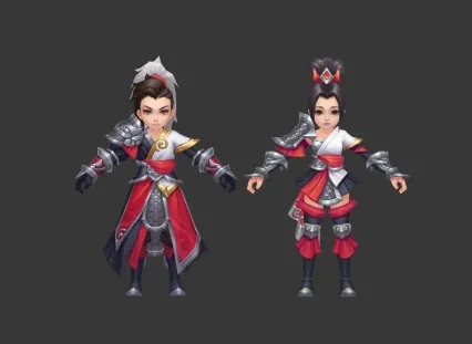 将领服  3d模型