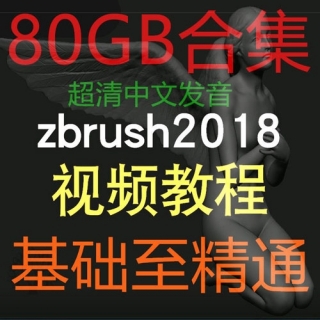 80GB次时代人门到精通 ZBrush角色视频教程