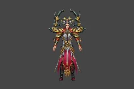 武侠 仙侠 高级 男套装 3D模型