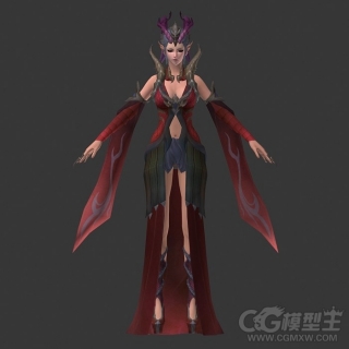 女魔头3D模型