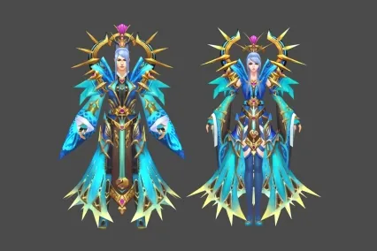 武侠 仙侠 男女 套装 3D模型