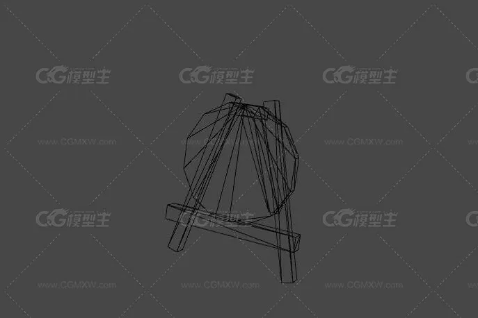 练习射箭用的靶子模型 古代战争道具-3