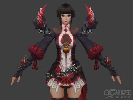 神魔游戏女人模型