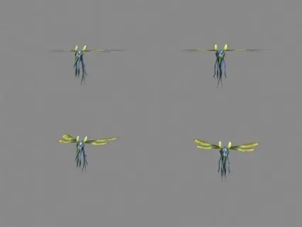 毒血飞芒 3D模型