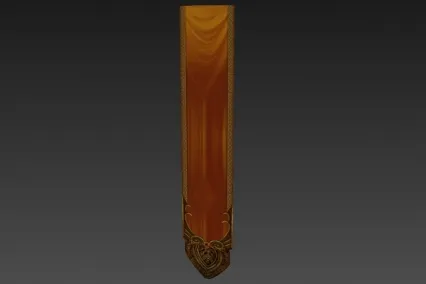 博少林寺布条小 3D模型