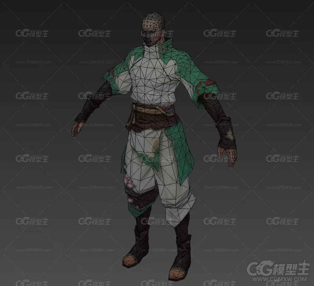 光头男角色模型-2