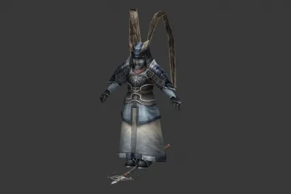 持戈京剧将 3D模型