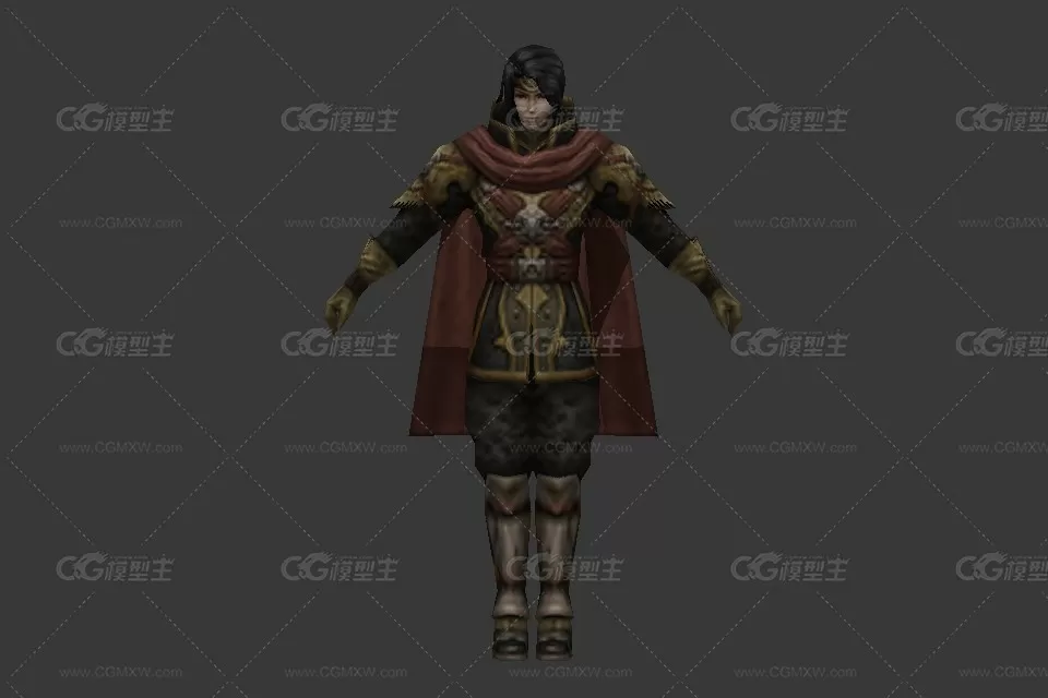 盔甲武士 3D模型-1