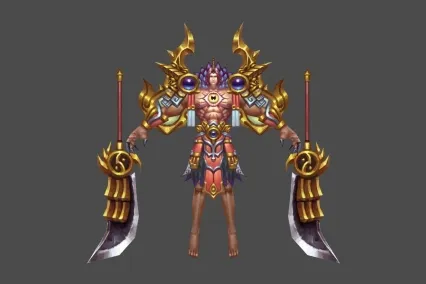 大刀怪 3D模型