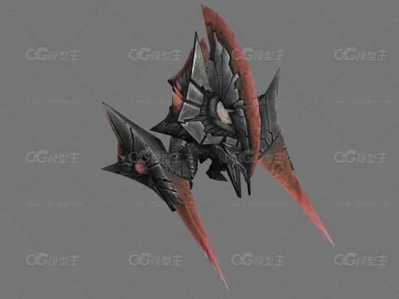 双剑魔 3d模型-1