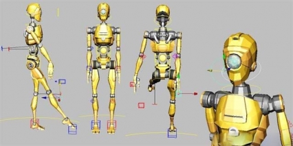 一个机器人 CG模型免费下载