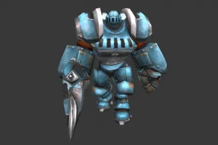 板斧蓝甲机械兵 cg模型