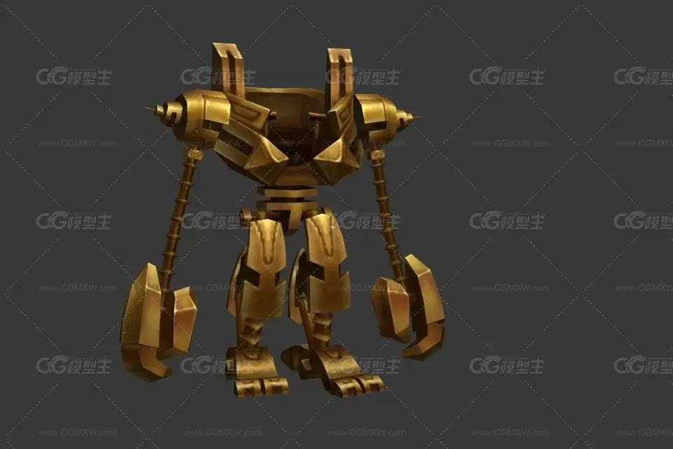 开合机器人 3d模型-1