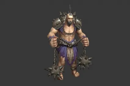 流星锤战士 3D模型
