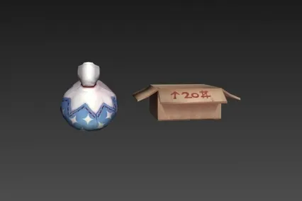 布球 3D模型