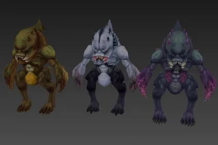 渔人小怪 cg模型