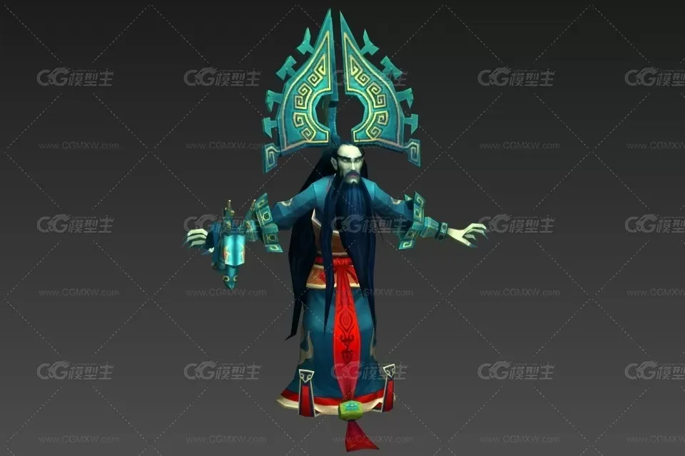 苍白巫师傀儡 CG模型-1